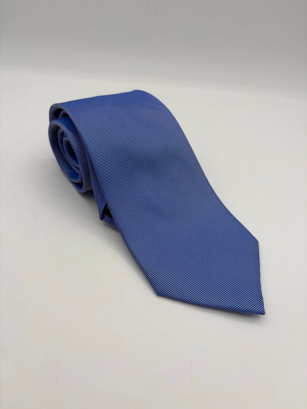 U. S. Polo Association 100% Silk Solid Blue Necktie Tie